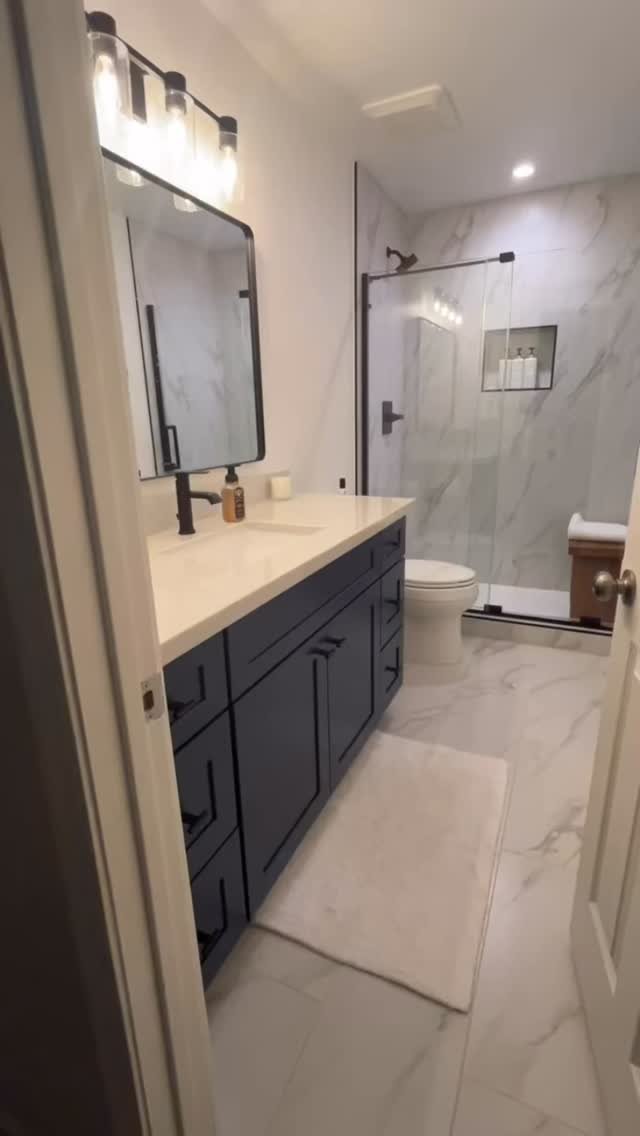 Finished bathroom walkthrough.